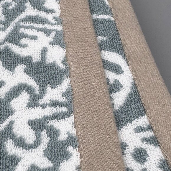 6 Pc William Morris KENNETT Pale Blue Floral Vines Bath Hand Tip Towel Set NEW - Picture 6 of 13